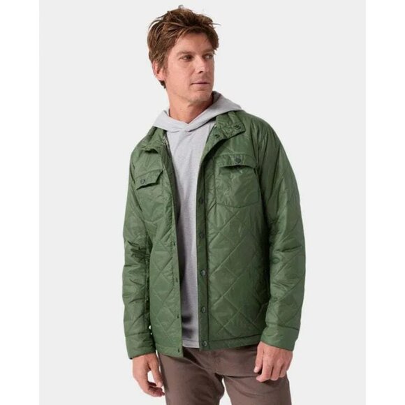 Stio Skycrest Insulated Snap Shirt Green Size Medium NEW - Picture 1 of 11